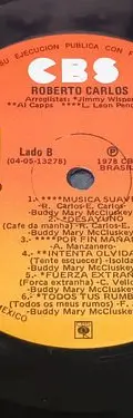 Disco Vinilo Roberto Carlos - Roberto Carlos 1978 Cbs Brasil Estándar — Audio vintage, años 70s (foto 8)