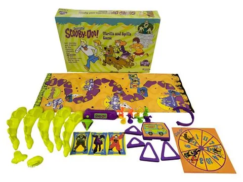 Scooby-doo! Thrills And Spills Game Juego De Mesa Retro 1999