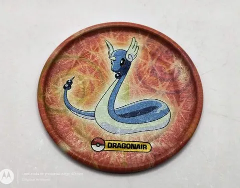 Tazo Antique Dragonair Pokémon Metálico T-109 Año 2007 Orig