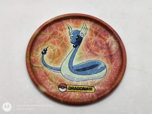 Tazo Antique Dragonair Pokémon Metálico T-109 Año 2007 Orig — Coleccionables vintage, años NOW