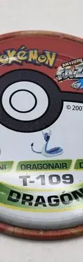 Tazo Antique Dragonair Pokémon Metálico T-109 Año 2007 Orig — Coleccionables vintage, años NOW (foto 2)