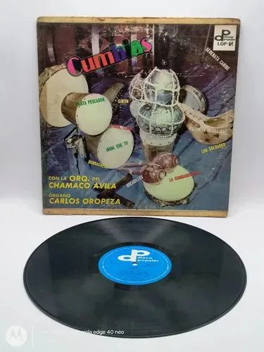 Disco Lp Cumbias Con La Orquesta Del Chamaco Ávila 1975 Estándar — Audio vintage, años 70s