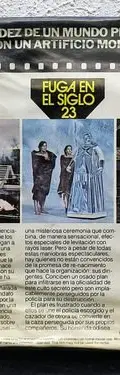 Película Super 8mm Sonido Y Color Fuga En El Siglo 23 1976 — Video vintage, años 70s (foto 3)