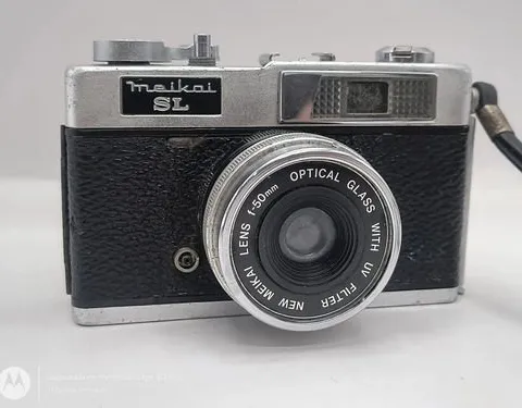 Cámara Meikai Sl 35mm Vintage Japonesa Para Reparación O Pz Plateado