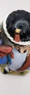 Estatua D Porcelana Soldado Napoleonico Ispada De Toledo 70s Azul Y Blanco — Decoración vintage, años 70s (foto 10)