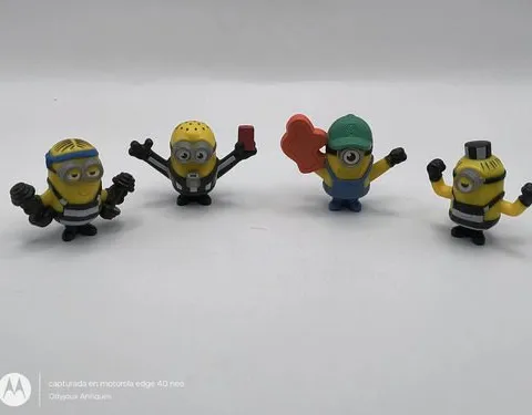 Lote Figuras Minions Mcdonald's 2019 Nace Un Villano 4-pack