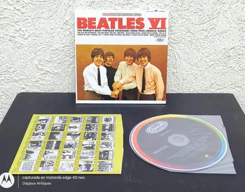 Cd The Beatles - Beatles Vi Capitol Records Emi Inglaterra Edición Limitada