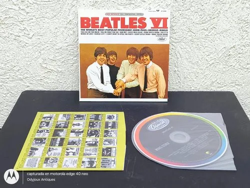 Cd The Beatles - Beatles Vi Capitol Records Emi Inglaterra Edición Limitada — Audio vintage, años NOW