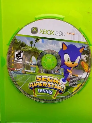 Sega Superstars Tennis Xbox 360 Solo Disco Original — Gaming vintage, años NOW