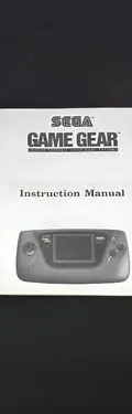 Sega Game Gear Solo Manual Y Póster Folletería Original — Gaming vintage, años 90s