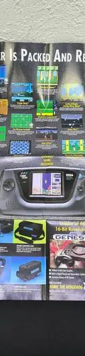 Sega Game Gear Solo Manual Y Póster Folletería Original — Gaming vintage, años 90s (foto 8)