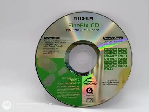 Cd Software Para Cámara Digital Fujifilm Finepix Series Xp50 — Audio vintage, años NOW