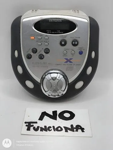 Discman Aiwa Cross X Trainer Xp-sr320 Radio Am/fm No Sirve Plateado