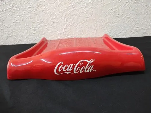 Charola Exhibidora Coca Cola Tradicional Roja Original — Decoración vintage