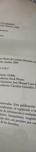 Diablo Guardián Xavier Velasco Edit. Punto De Lectura 2009 — Coleccionables vintage, años NOW (foto 5)