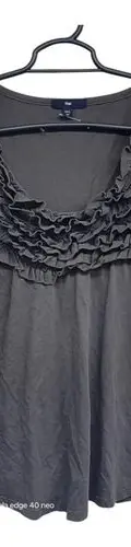 Blusa Sin Mangas Gap Talla Xs Cuello Redondo Olanes Original Gris Oscuro Lisa Xs — vintage México (foto 10)