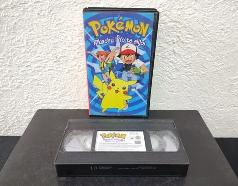 Vhs Pokémon Pikachu! Yo Te Elijo! Nintendo Tycoon Original