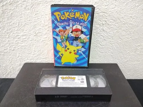 Vhs Pokémon Pikachu! Yo Te Elijo! Nintendo Tycoon Original — Gaming vintage, años 90s