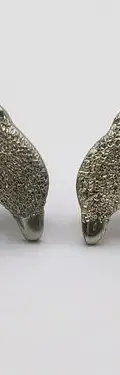 Aretes Y Dije Delfines En Plata Fina .925 Usado Plateado — Coleccionables vintage (foto 4)