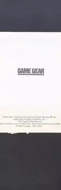 Super Mónaco Gp Solo Manual Para Sega Game Gear Original — Gaming vintage, años 90s (foto 2)