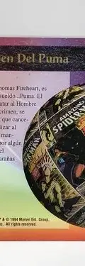 Tarjeta Pepsicard Puma Vs Spidey #34 Marvel Comics 1994 — Coleccionables vintage, años 90s (foto 2)