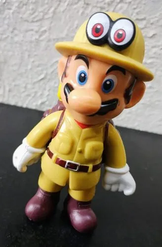 Super Mario Bros Figura Explorador 12cm Nintendo Bootleg — Gaming vintage, años NOW