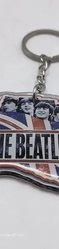 Set 4-pack Llaveros Retro The Beatles D Colección Grupo Rock Negro Blanco Azul/rojo — Coleccionables vintage (foto 6)