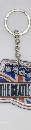 Set 4-pack Llaveros Retro The Beatles D Colección Grupo Rock Negro Blanco Azul/rojo — Coleccionables vintage (foto 9)