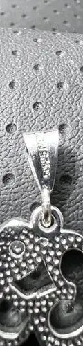 Dije Om Con Zirconia En Plata Fina.925 De 1.6cm Plateado — Coleccionables vintage (foto 6)