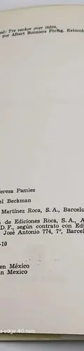 Un Aborto Para Mia Gunnel Beckman Edit.roca 1ra Edic. 1978