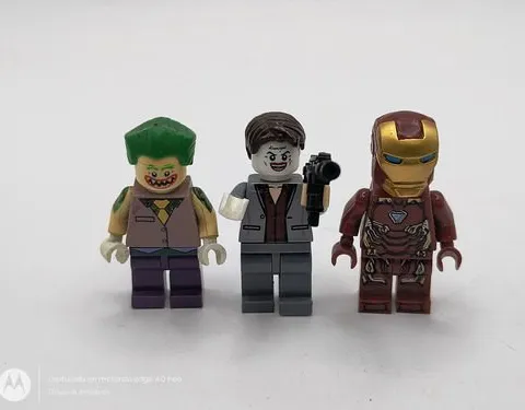 Lote 3 Figuras Bootlegos Iron Man Y The Jokers Retro 4cm 3