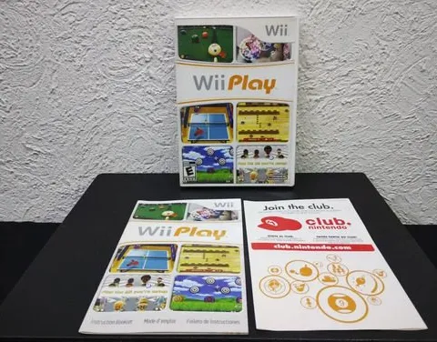 Wii Play Solo Caja Y Manual Nintendo Wii Original