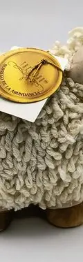 Borreguito De La Abundancia Tierno Trentino Adorno 10.5cm Beige — Decoración vintage (foto 2)