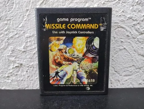 Missile Command Cx2638 Para Atari 2600 Año 1981 Original — Gaming vintage, años 80s