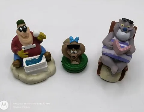 Figuras Splashers Sonrics Disney Lote 3-pack Vintage 90's