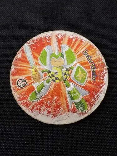 Tazo Yu Gi Oh Shiny X Años Rocket Warrior #14 1996 Original