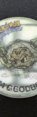 Tazo Pokémon Lenticular 2d #74 Geodude Tazos 2 1998 Nintendo — Gaming vintage, años 90s