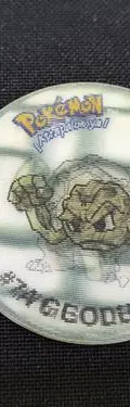 Tazo Pokémon Lenticular 2d #74 Geodude Tazos 2 1998 Nintendo — Gaming vintage, años 90s (foto 2)