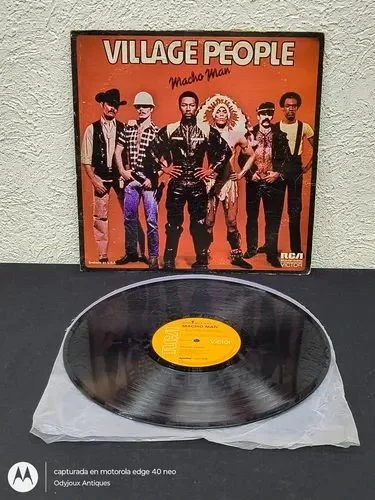 Disco Lp Acetato Village People Macho Man Rca 1978 Usa Estándar