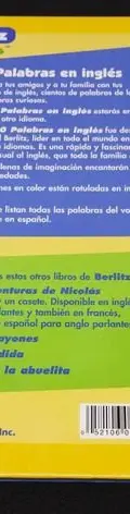 Libro 1000 Palabras En Ingles Berlitz Kids Año 1998 — Coleccionables vintage, años 90s (foto 2)