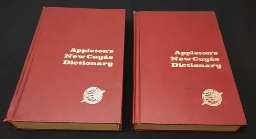 Appleton's New Cuyás Dictionary English-spanish Grolier — Coleccionables vintage, años 60s
