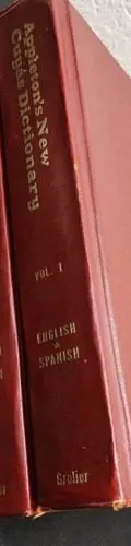 Appleton's New Cuyás Dictionary English-spanish Grolier — Coleccionables vintage, años 60s (foto 9)