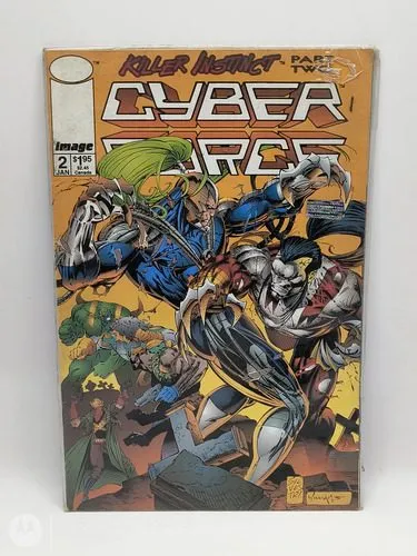 Comic Killer Instinct Part Two Cyber Force Image Inglés 1994