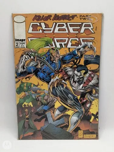 Comic Killer Instinct Part Two Cyber Force Image Inglés 1994 — Coleccionables vintage, años 90s