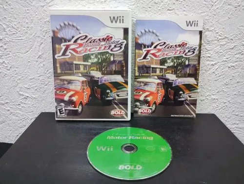 Classic British Motor Racing Nintendo Wii Completo Original — Gaming vintage, años NOW