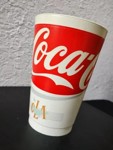 Vaso Coca Cola La Ola Musical Viva La Gente Samsonite 90's — Coleccionables vintage, años 90s
