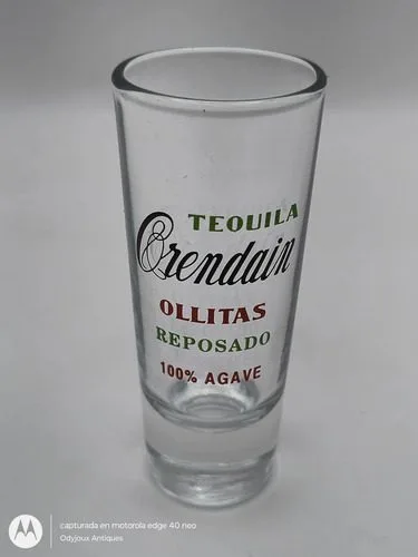 Vaso Tequilero Promo Tequila Orendain Ollitas Reposado 10ml Transparente — Coleccionables vintage
