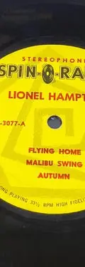 Disco Vinilo Lionel Hampton At The Vibes Stereophonic 1962 Estándar — Audio vintage, años 60s (foto 7)
