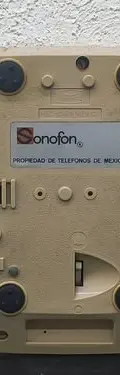 Teléfono Antiguo De Disco Intedetel Sonofon Rosa Vintage 70s Rosa Pálido — Tech vintage, años 70s (foto 10)