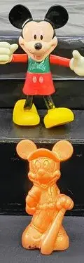 Set Figuras Mickey Mouse Walt Disney World 6pz Vintage Orig — Tech vintage